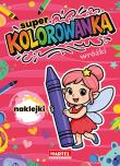Okładka książki Wróżki. Super kolorowanka z naklejkami