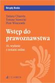 Wstęp do prawoznawstwa z testami online. Autor: Chauvin Tatiana, Stawecki Tomasz Stawecki. Dadada.pl Okładka książki Wstęp do prawoznawstwa z testami online
