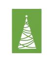 Opakowanie Wykrojnik - choinka ażurowa