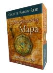Zaczarowana Mapa. Karty Wyroczni. Autor: Colette Baron-Reid. Dadada.pl Okładka książki Zaczarowana Mapa. Karty Wyroczni