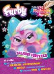 Zagadki Furby'ego. Furby. Zdrapuj, koloruj, naklejaj. Autor: Opracowanie zbiorowe. Dadada.pl Okładka książki Zagadki Furby'ego. Furby. Zdrapuj, koloruj, naklejaj