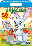 Okładka książki Zajączek. Wielkanocna kolorowanka z naklejkami