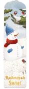 Opakowanie Zakładka tradycyjna Boże Narodzenie Bałwan