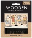 Opakowanie Zakładki drewniane do książki Psy
