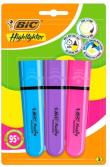 Opakowanie Zakreślacz Flat Neon mix 3szt BIC