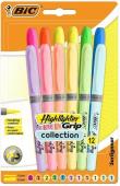 Opakowanie Zakreślacz Grip Pastel mix 12szt BIC