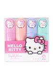 Opakowanie Zakreślacze mini Hello Kitty pastelowe 4 sztuki