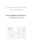 Okładka książki Zamieszkałbym w Krakowie...