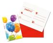 Opakowanie Zaproszenia z kopertą Sparkling Balloons 6 szt