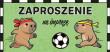Opakowanie Zaproszenie Kapibara piłkarz (5szt)