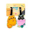 Opakowanie Zawieszki bagażowe z PVC - Bean & Co Cats 2szt