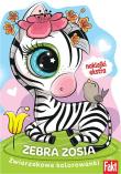 Okładka książki Zebra Zosia naklejki ekstra