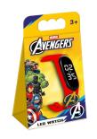 Opakowanie Zegarek LED Z Przypinką Avengers