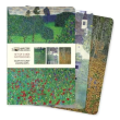 Opakowanie Zestaw 3 notatników Midi Gustav Klimt Krajobrazy