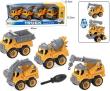 Opakowanie Zestaw 4 pjazdów budowlanych do rozkręcania