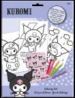 Zestaw do kolorowania Kuromi KU00018. Wydawca: Kids Euroswan. Dadada.pl Opakowanie Zestaw do kolorowania Kuromi KU00018