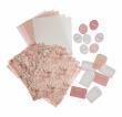 Opakowanie Zestaw papierów vintage z naklejkami 40szt