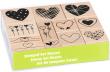 Opakowanie Zestaw stempli 12szt Serca