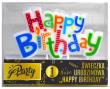 Opakowanie Zestaw świeczek urodzinowych Happy Birthday