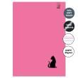 Opakowanie Zeszyt A4 32 kartki w 3 linie kolor 90g Kot różowy