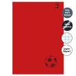 Opakowanie Zeszyt A4 32 kartki w kratkę 90g Piłka czerwona