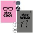 Opakowanie Zeszyt A4/32K linia margines Stay Cool Wild (6szt)