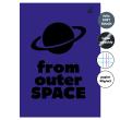 Opakowanie Zeszyt A4 32k.w kratkę z marginesem Space 90g