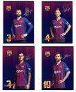 Opakowanie Zeszyt A5/32k kratka FC Barcelona (10szt) ASTRA