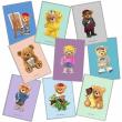 Opakowanie Zeszyt A5/32k kratka PP Teddies (9szt) NARCISSUS