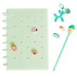 Opakowanie Zeszyt z wpinkami i akcesoriami pastel green DPSG-009