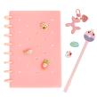 Opakowanie Zeszyt z wpinkami i akcesoriami pastel pink DPSG-011