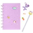 Opakowanie Zeszyt z wpinkami i akcesoriami pastel purple DPSG-008