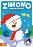 Okładka książki Zimowo bałwankowo. Kolorowanki z naklejkami. Zimowo