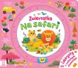 Okładka książki Zwierzątka na safari. Labirynty z ruchomymi elementami