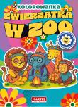 Okładka książki Zwierzątka w zoo. Kolorowanka z naklejkami