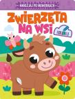 Okładka książki Zwierzęta na wsi. Naklejaj po numerkach