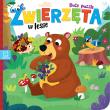 Zwierzęta w lesie. Duże puzzle. Autor: Michalec Bogusław. Dadada.pl Okładka książki Zwierzęta w lesie. Duże puzzle