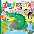 Zwierzęta w zoo. Duże puzzle. Autor: Michalec Bogusław. Dadada.pl Okładka książki Zwierzęta w zoo. Duże puzzle